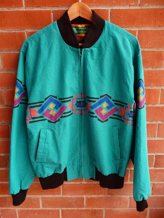 Vintage WRANGLER Brushpopper Navajo aztèque par THRIFTEDISABELLE