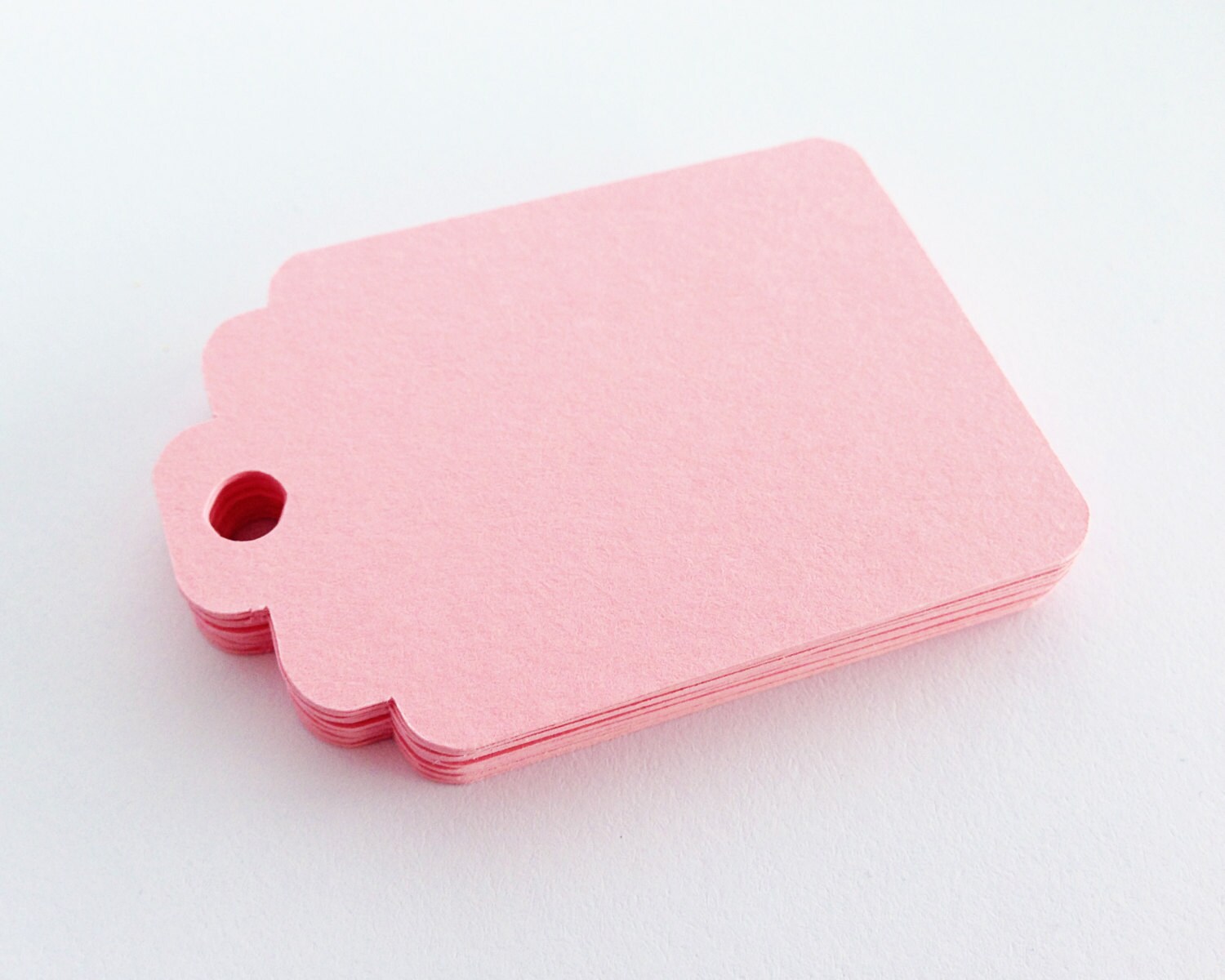 25 Light Pink Gift Tags // Hang Tags Price by tenderlovecardstock