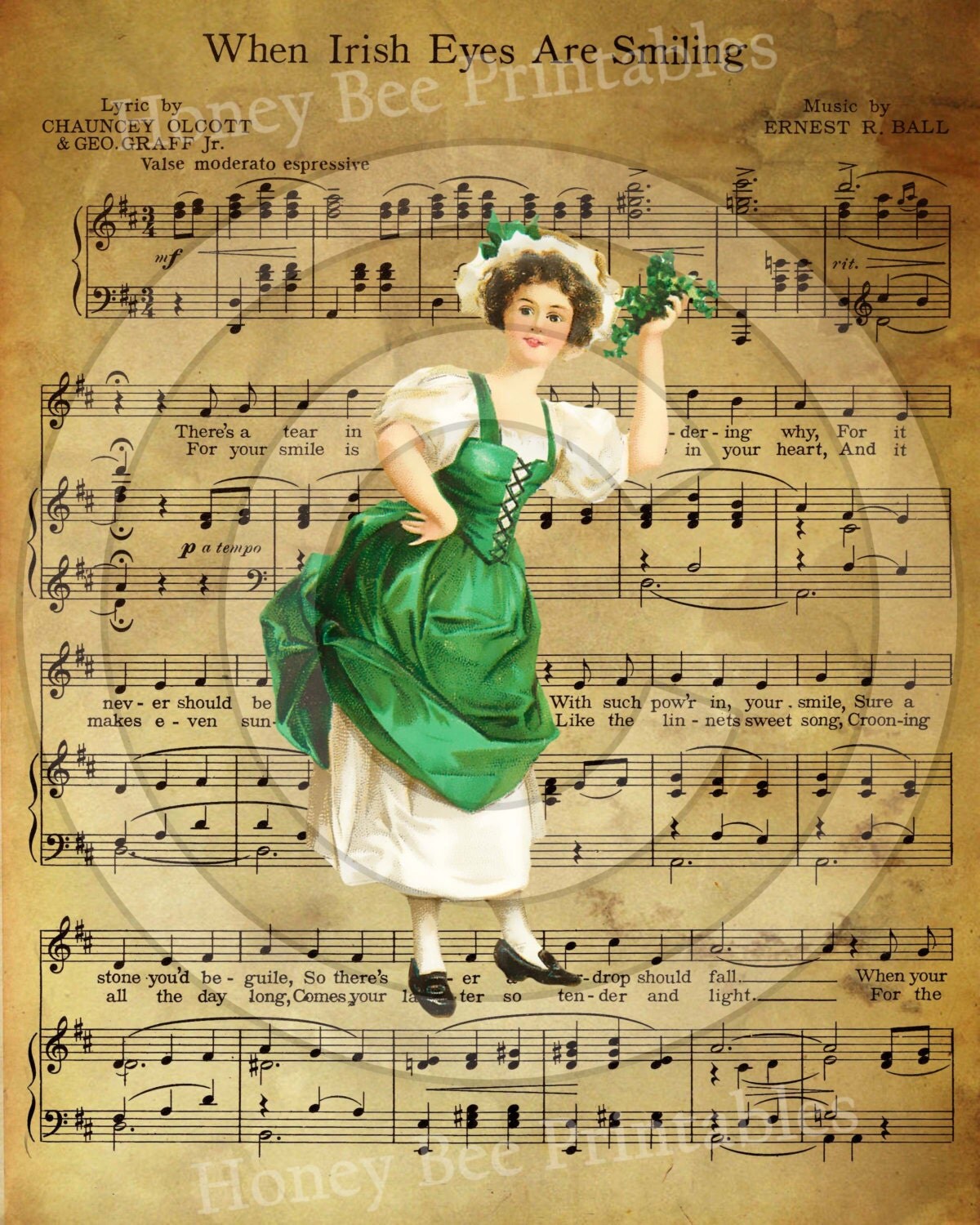 irish eyes sheet music pdf