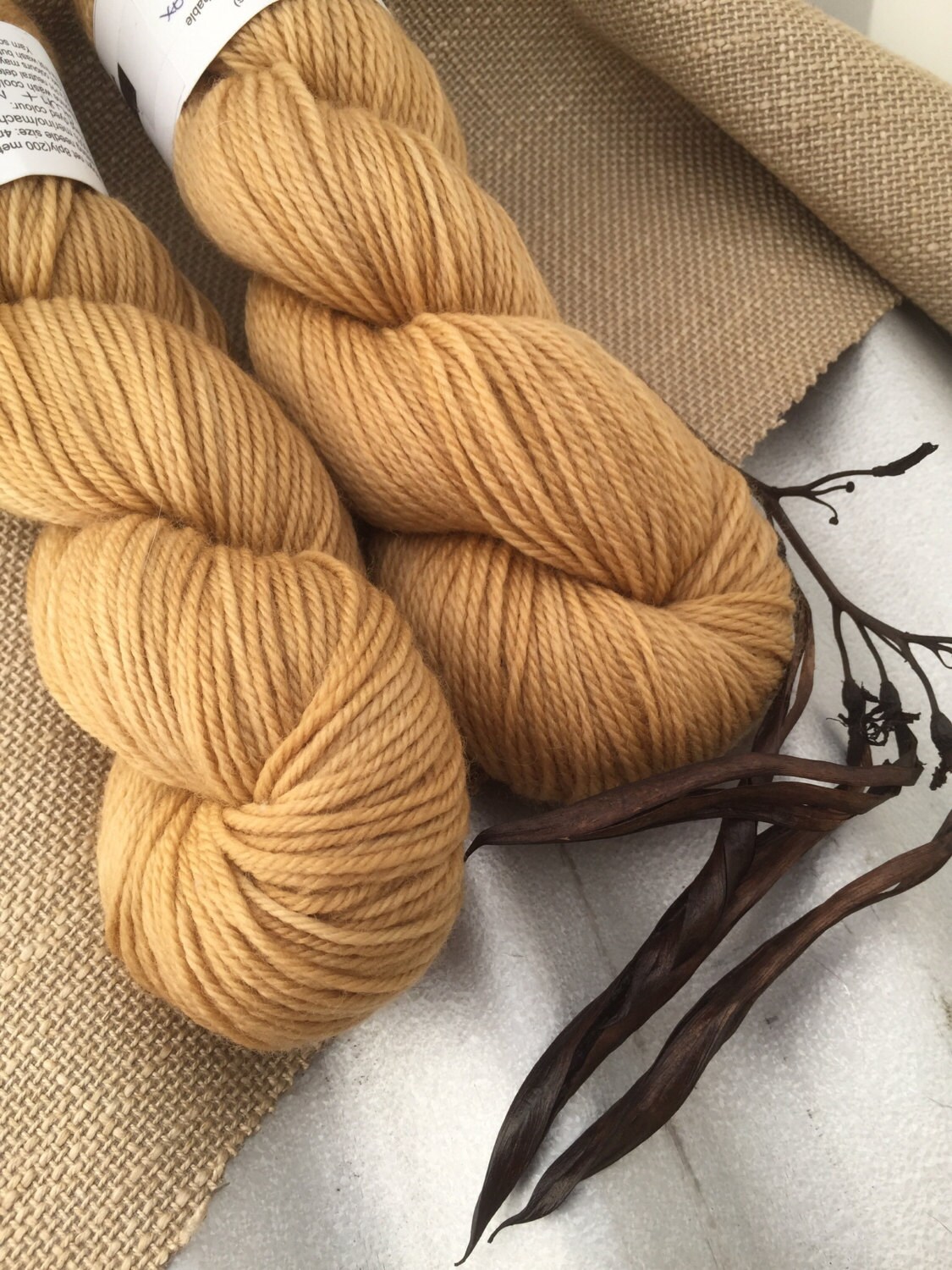 New Zealand Merino 8ply wool yarn natural dye