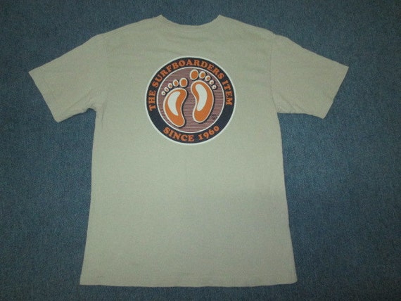 Items similar to Original Vintage Hang Ten 1990s Foot Logo T-shirt on Etsy