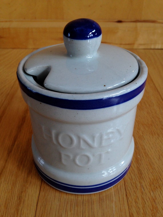 vintage honey pot