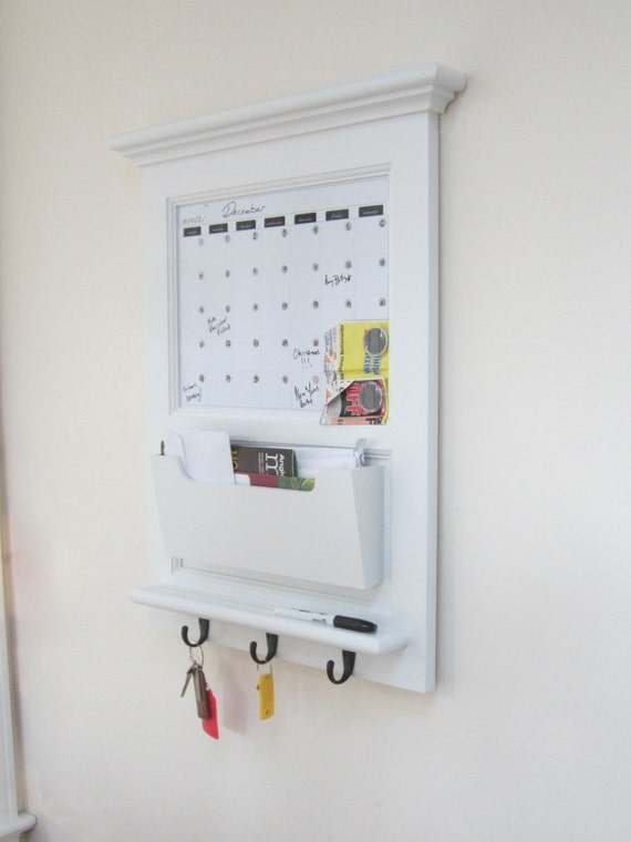 Wall Mail Organizer Magnetic Dry Erase By SheldonWoodworks On Etsy