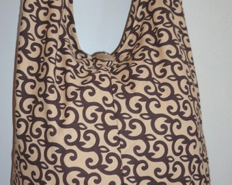 Hobo Cross Body Bag, Sling bag, Hobo Bag Purse Thai Printed Cotton