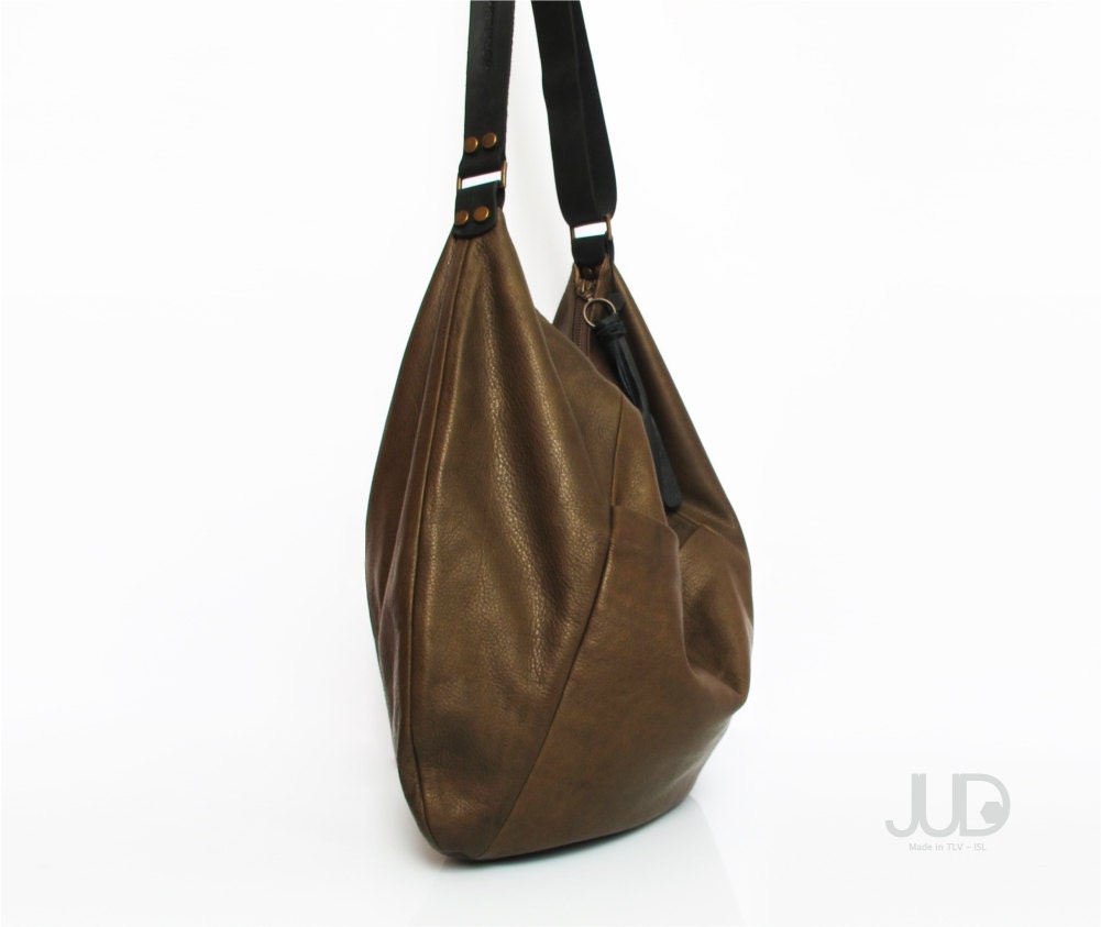 Olive gray leather bag crossbody leather bag purse SALE by JUDtlv