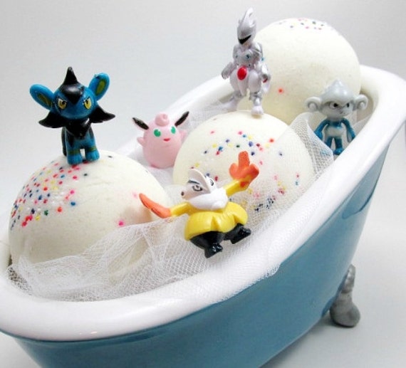 Bath Bomb Birthday Cake with Goat Milk by BubbleBakeryCo on Etsy