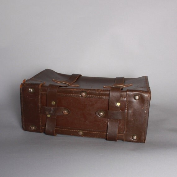 Vintage Leather MILITARY Issue BRIEFCASE Type VIII Satchel