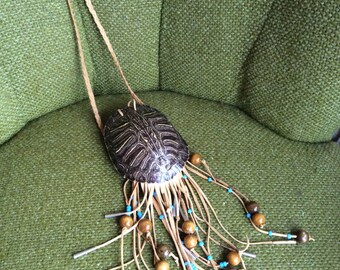 Tortoise Shell Handcrafted Cross Body Bag