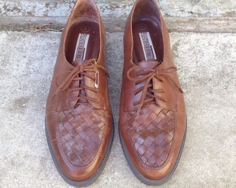 Brown Leather Oxfords