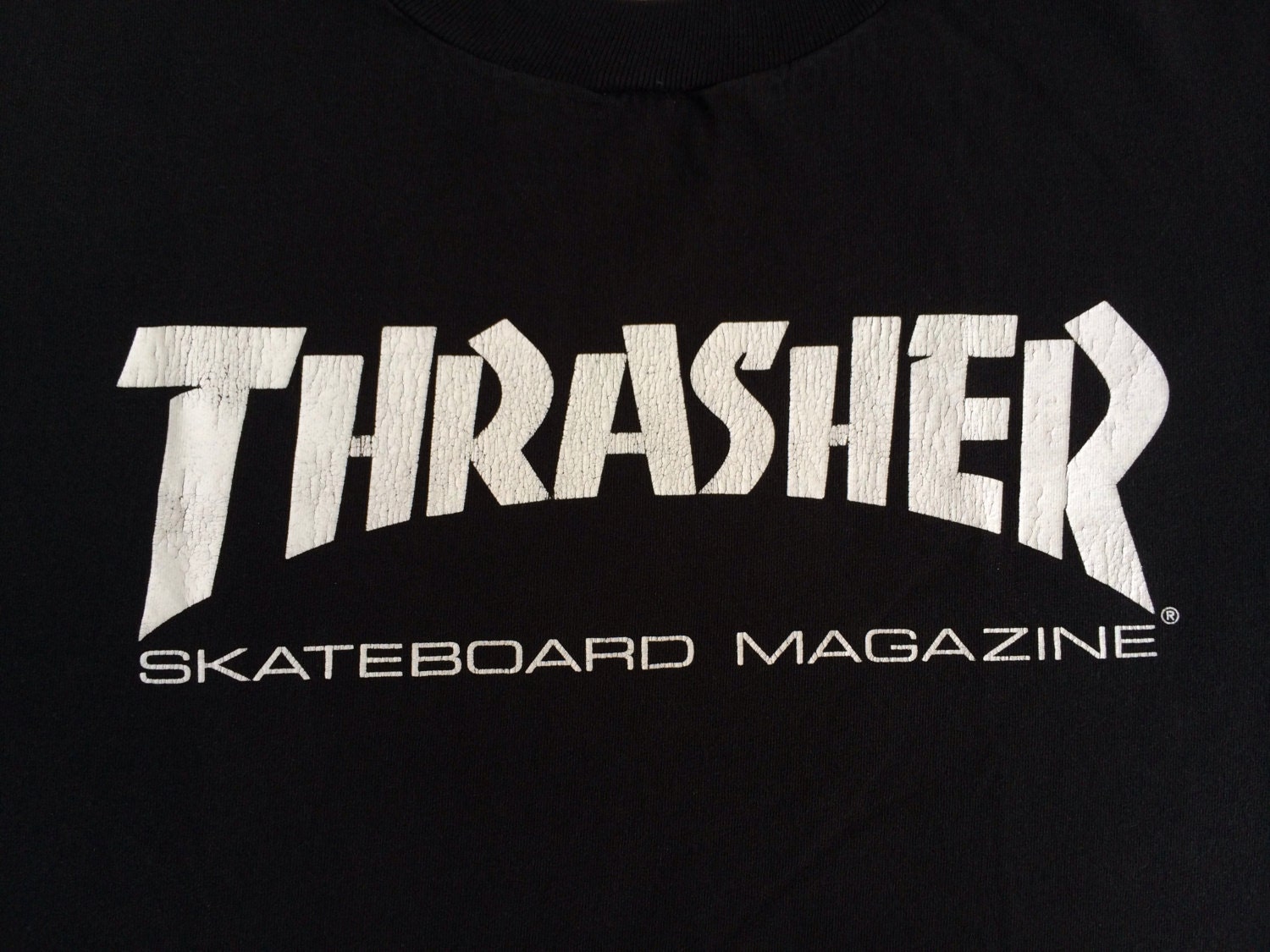 THRASHER Shirt 90's Vintage/ Original SKATEBOARD Magazine