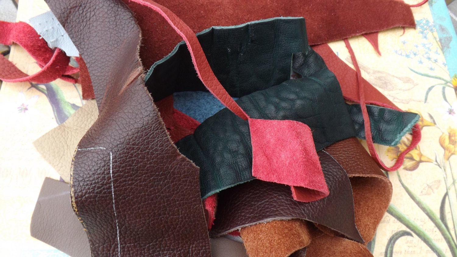 Scrap leather leather scraps upholstery leather offcuts