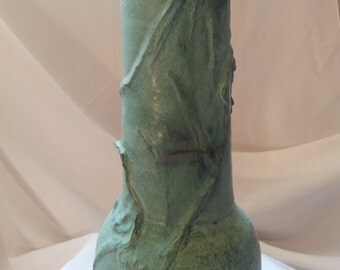 Weathered Bronze Art Vase