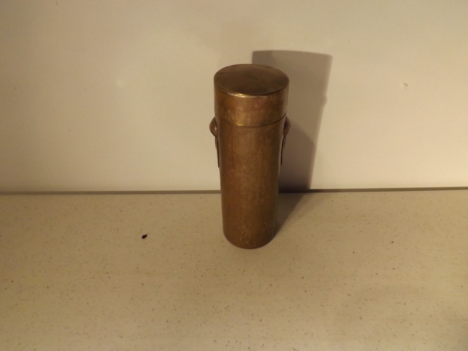Unique Brass Cylinder Container