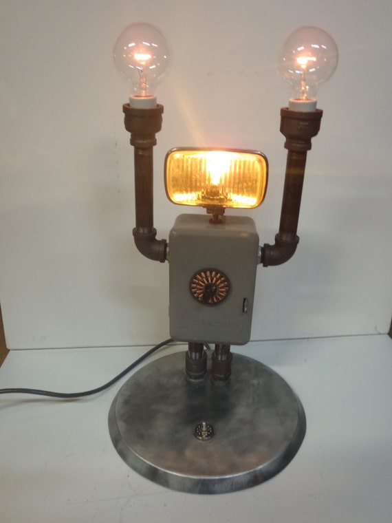 Robot Desk Lamp & Nightlight by RightHandRobot on Etsy