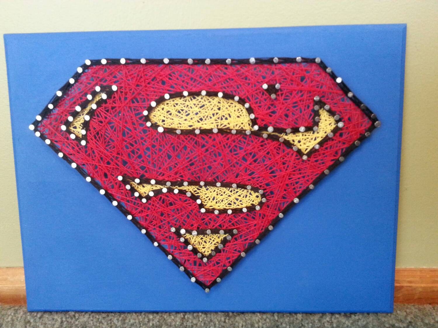 DC Comics Superman String Art