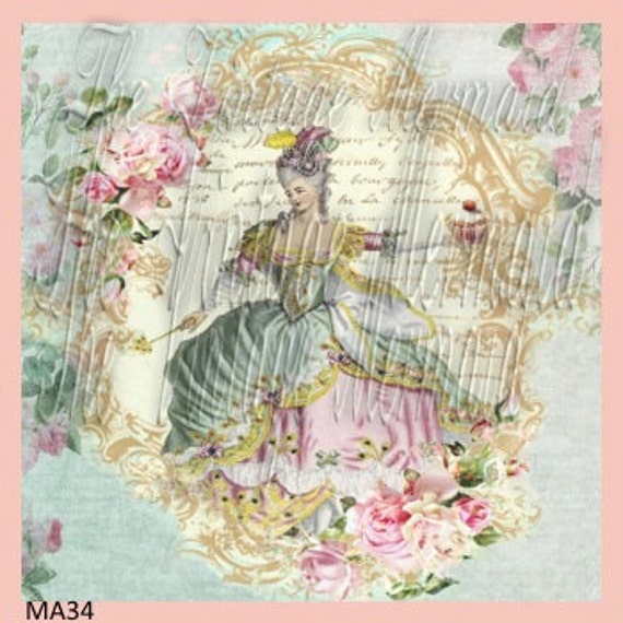 Marie Antoinette Quilting Fabric Sewing Craft Applique Cotton