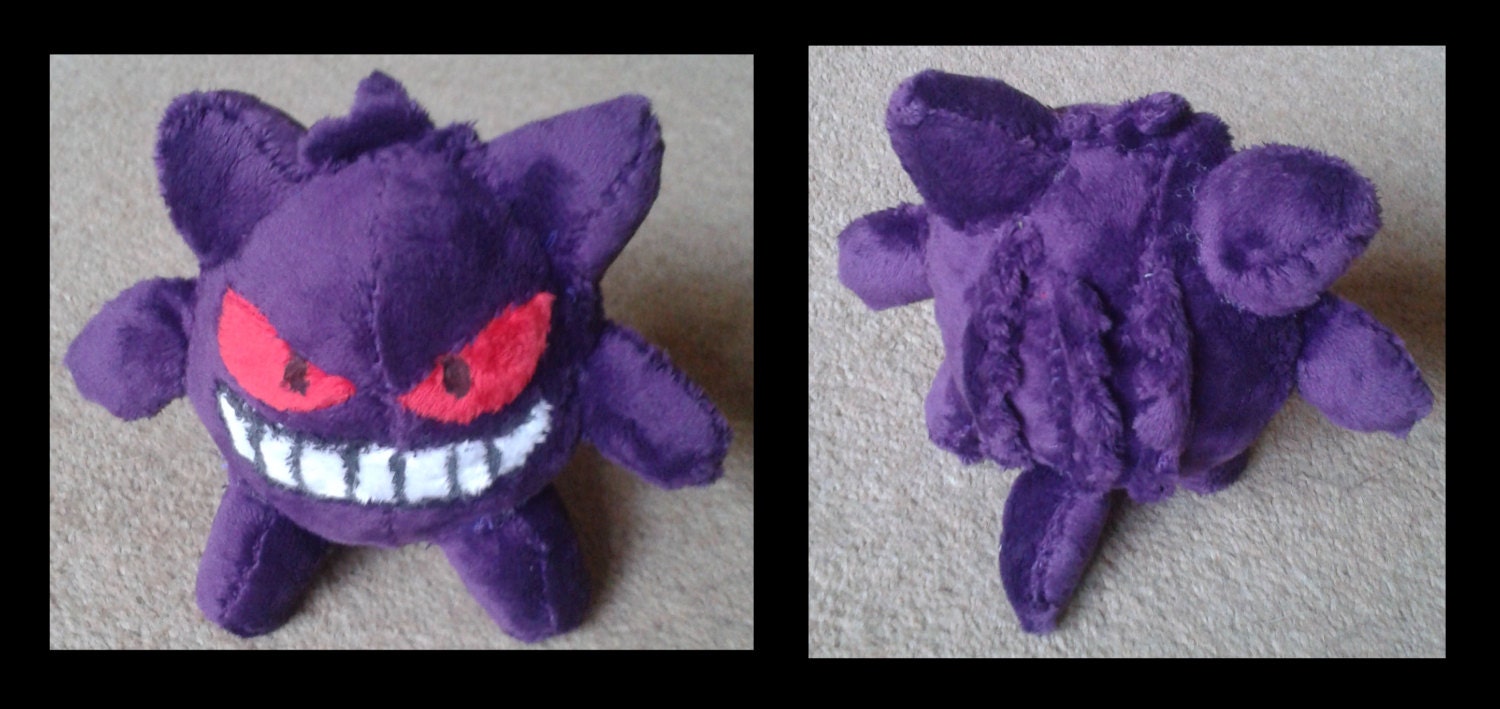 gengar plush with tongue