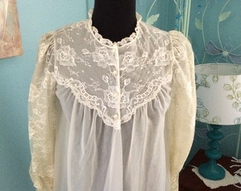Vintage Shadowline Peignoir