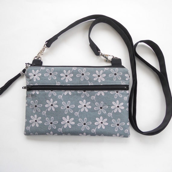Daisy Crossbody Purse iPhone 6 plus Cell Phone Wallet Small