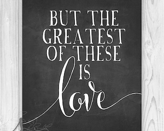 Love One Another Bible Verse Typography Art John 13:34 Love