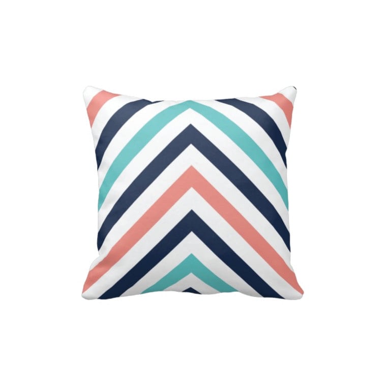 Chevron Striped Throw Pillow Cover-Insert-Modern