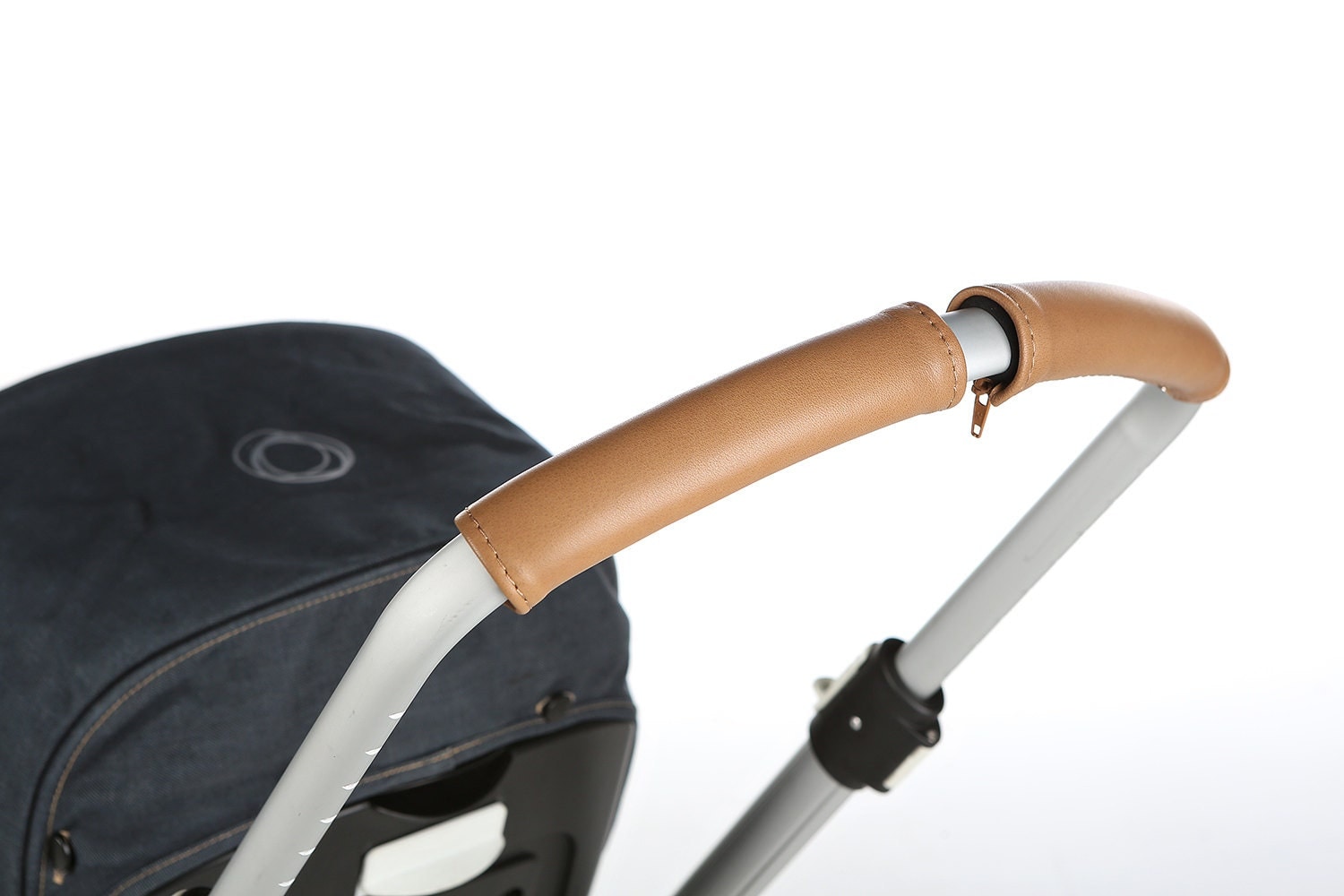 leather stroller handle cover