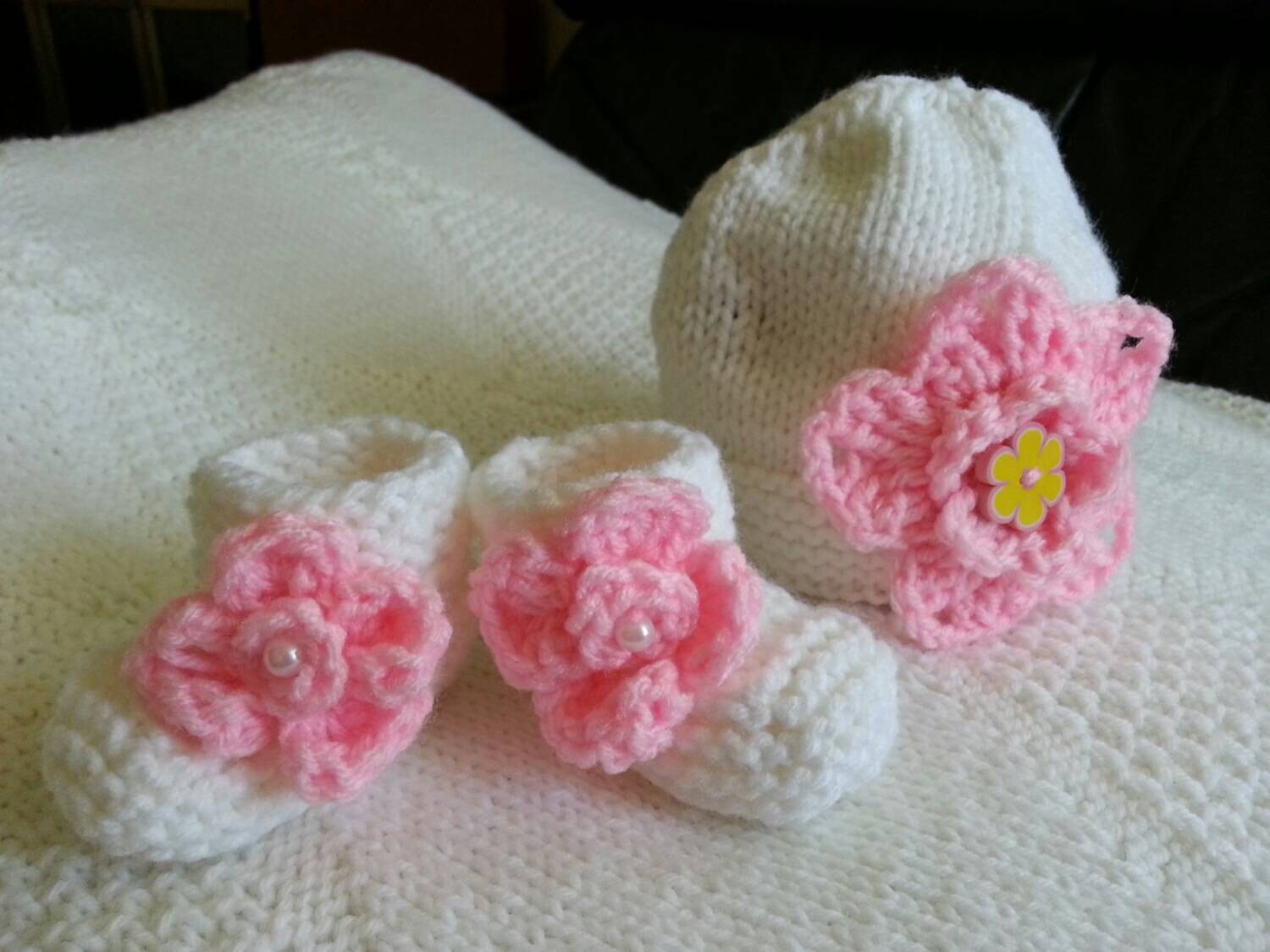 handmade baby booties