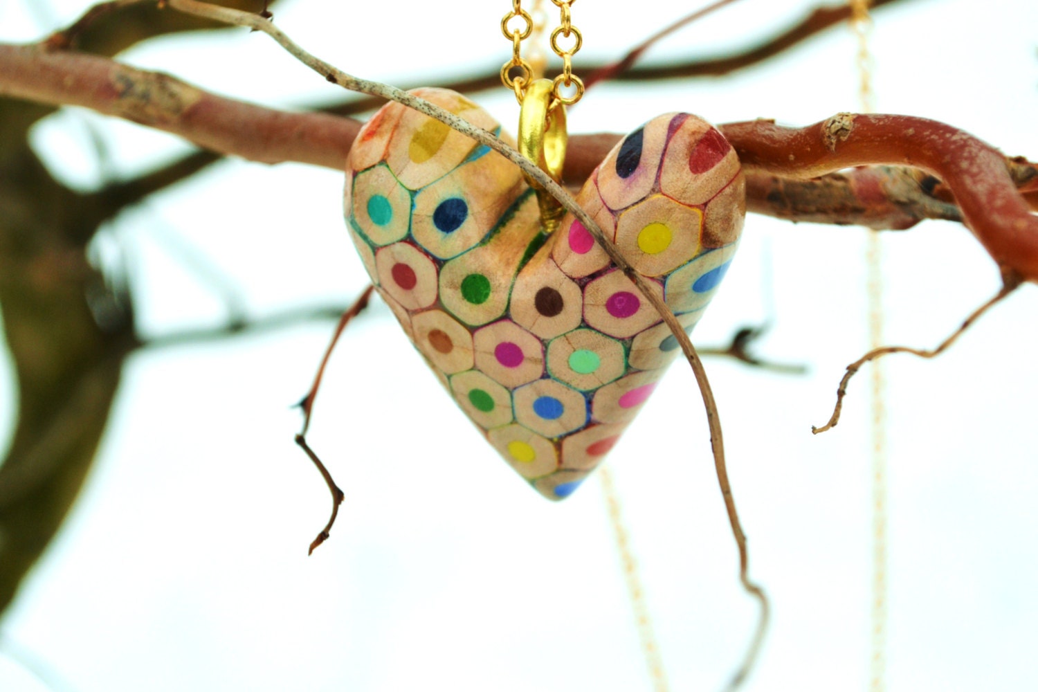 Colored Pencil Jewelry by carbickova on Etsy