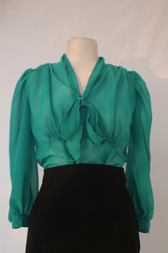 1940s Style Blouses, Tops, Shirts