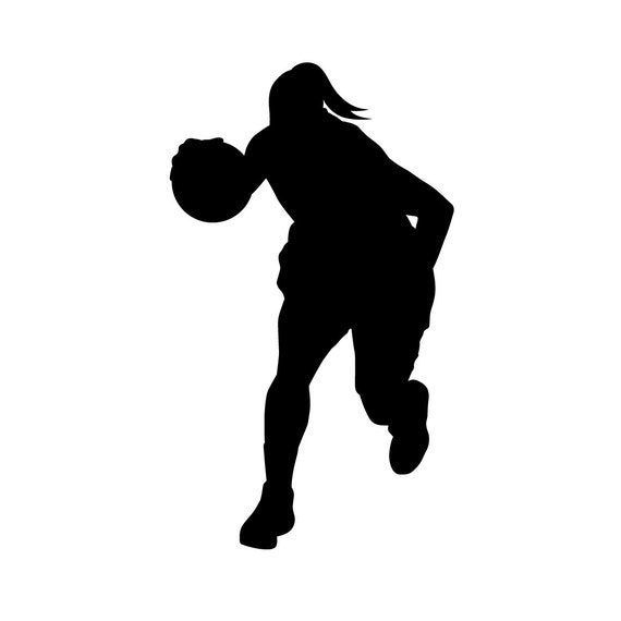 INSTANT DOWNLOAD Girl Basketball Player 002 1 vector .eps & 1