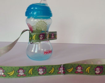 Bottle Strap, Sippy Leash, Sippy Cup Leash, Sippy Strap, Toy Tether, Sippy Strap, Sippy Cup Tether, Bottle Tether, Toy Strap, Sippy Tether