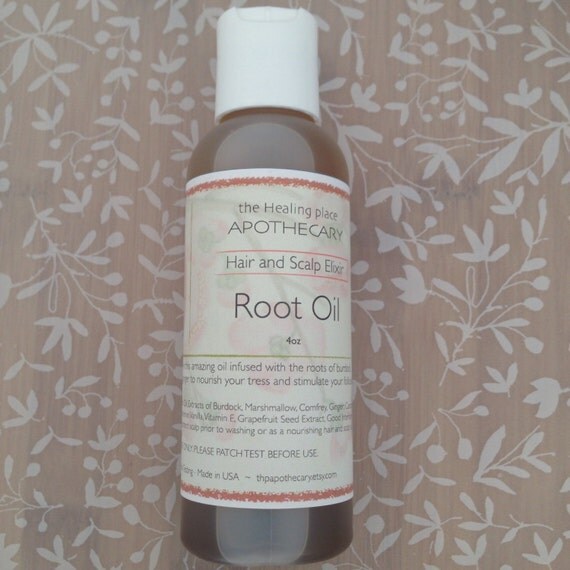 Root Oil, Hair Oil Treatment, Natural Hair Care 4 oz