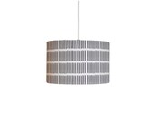 Drum Pendant Light - "Sticks" - Black and White - Choose Your Size