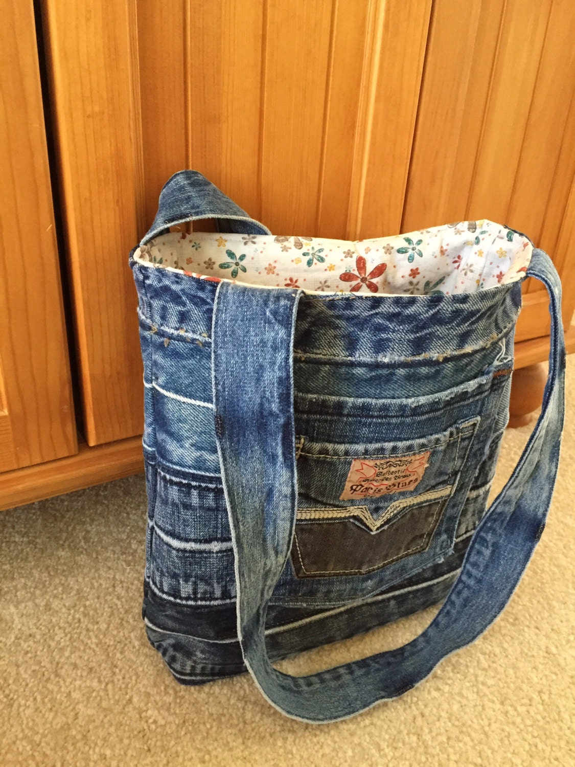 denim purse shein