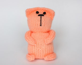 knitted cat plush