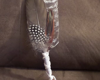 CUSTOM AUTHENTIC Native American Sacred Smudge Fan