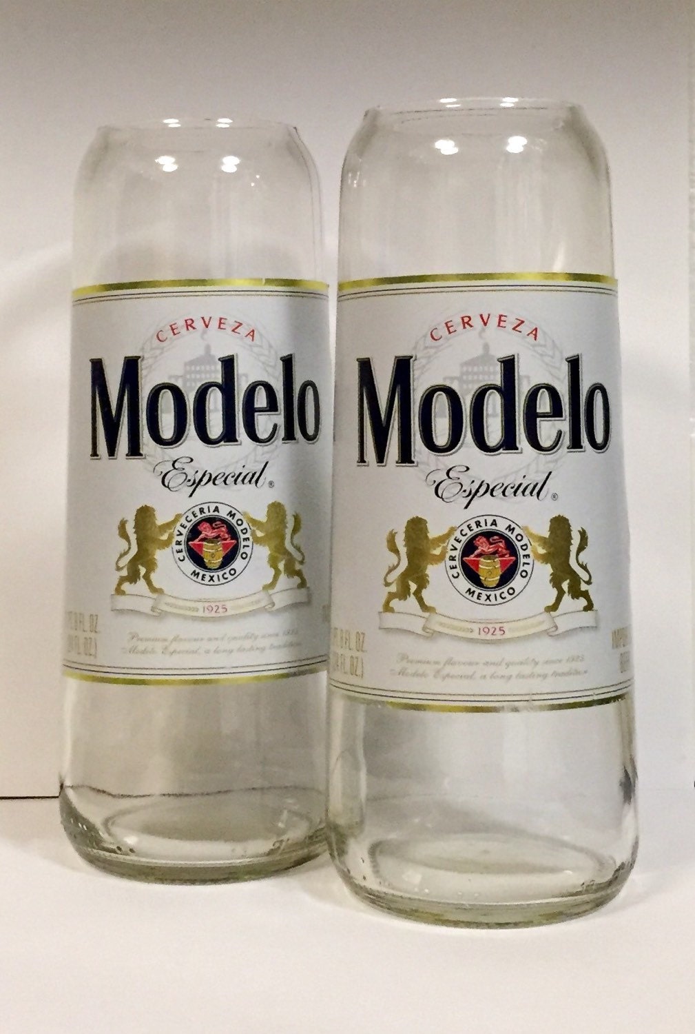 Modelo Beer Bottle Tumbler Glasses. by RandomCraftsBySundee