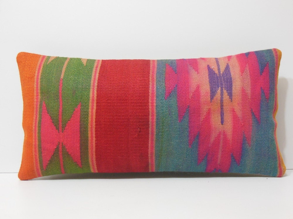 extra large throw pillow 12x24 designer by DECOLICKILIMPILLOWS