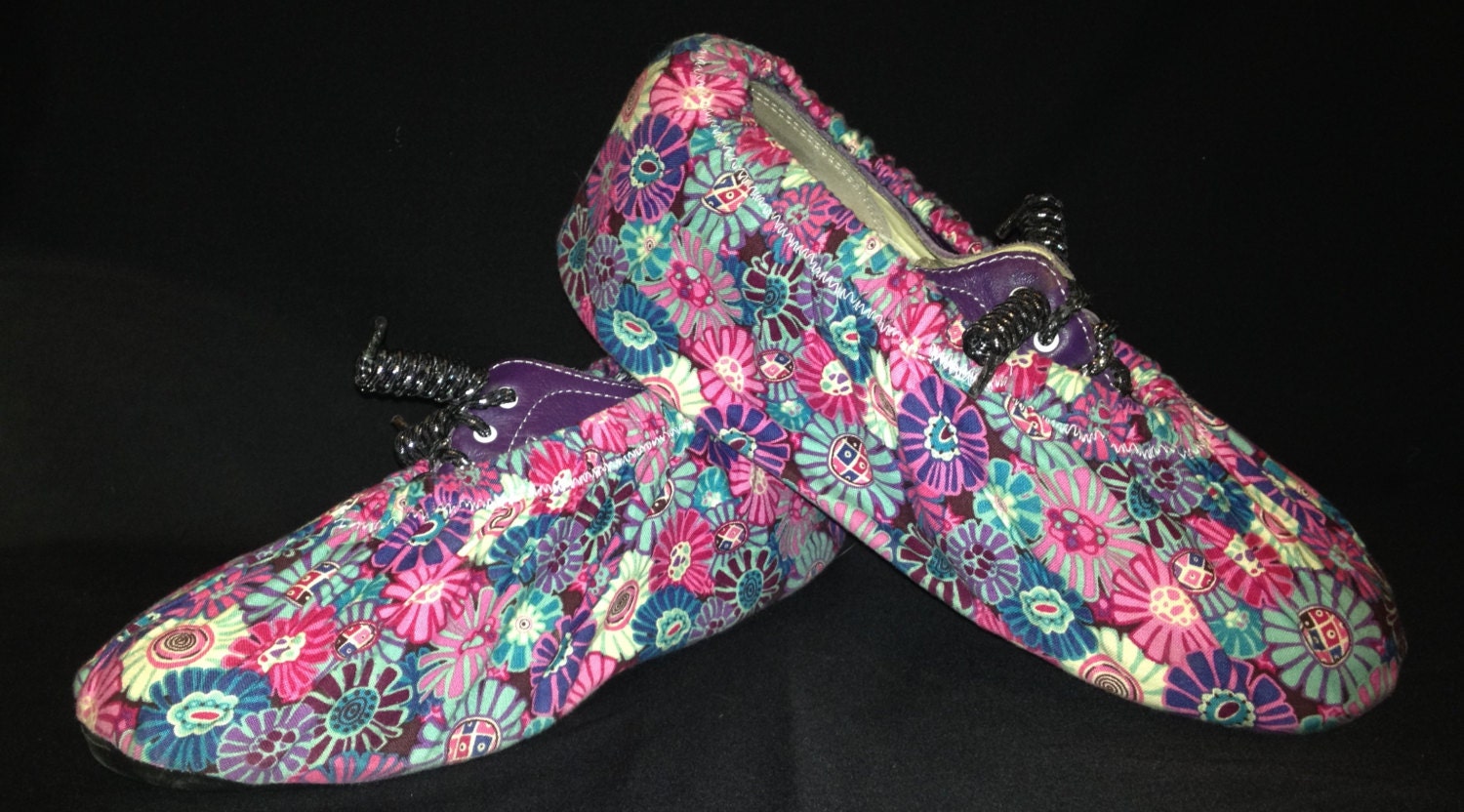 Custom Bowling Shoe Covers by SewManyStitchesVT on Etsy