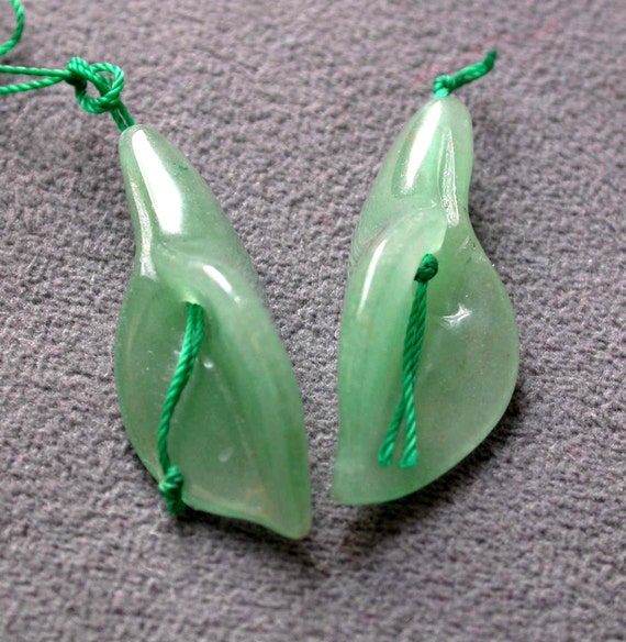 spring serie 1pcs Dongling Jade 39X16X12mm by