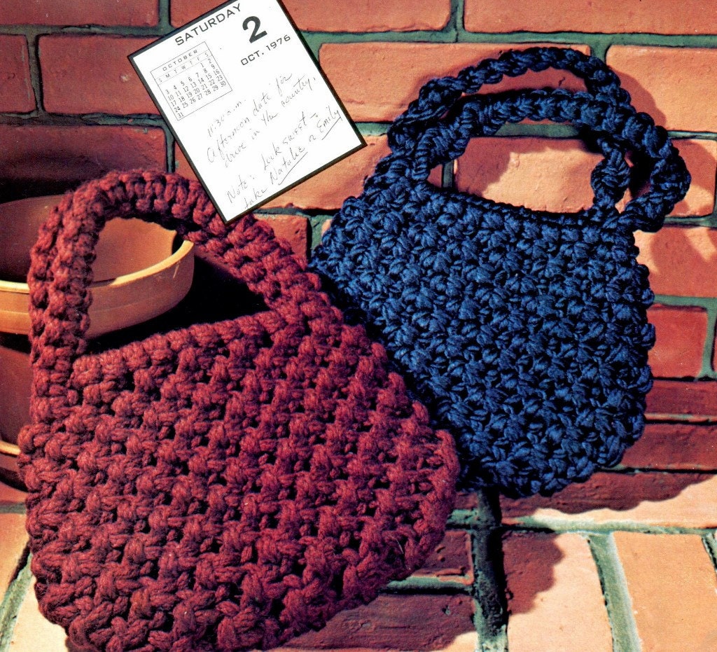 MACRAME PURSES Pattern Book 14 Purse Designs by KenyonBooks