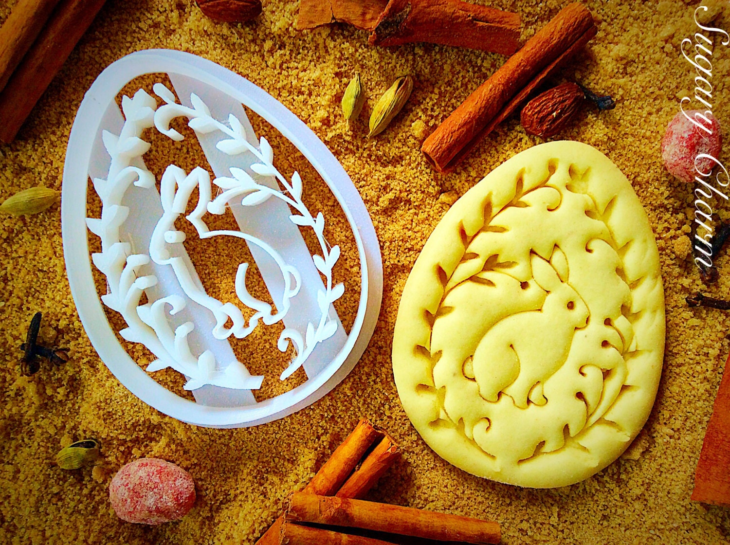 Easter egg cookie cutter