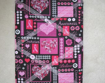 Pink Ribbon memory board, Photo memory board, Breast cancer awareness memory board, memory board