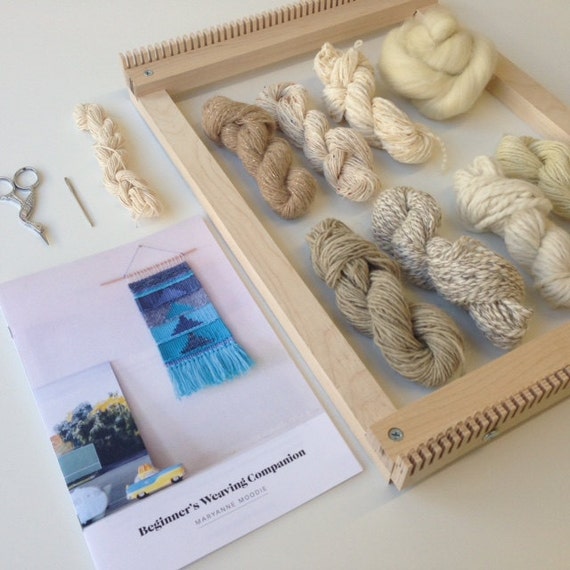 Weaving KIT with Loom for Wall Hanging and Tapestry by Maryanne Moodie