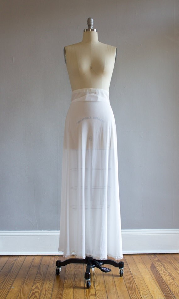 floor length slip skirt