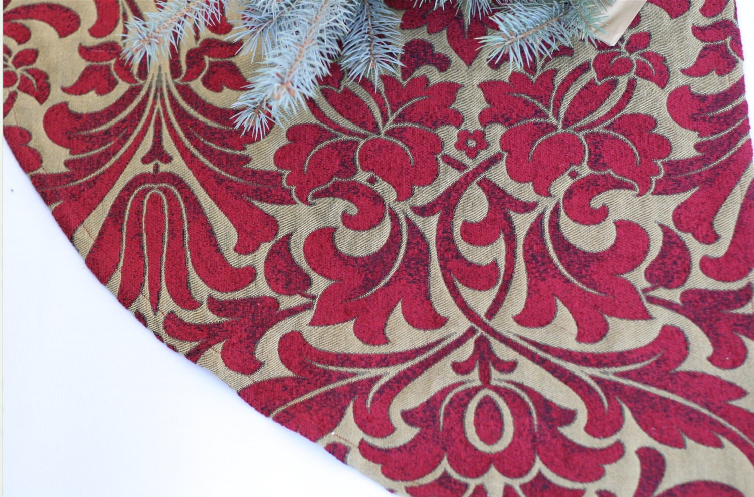 christmas tree skirt large tree skirt by greenwoodstore on christmas tree skirt large tree skirt by greenwoodstore on