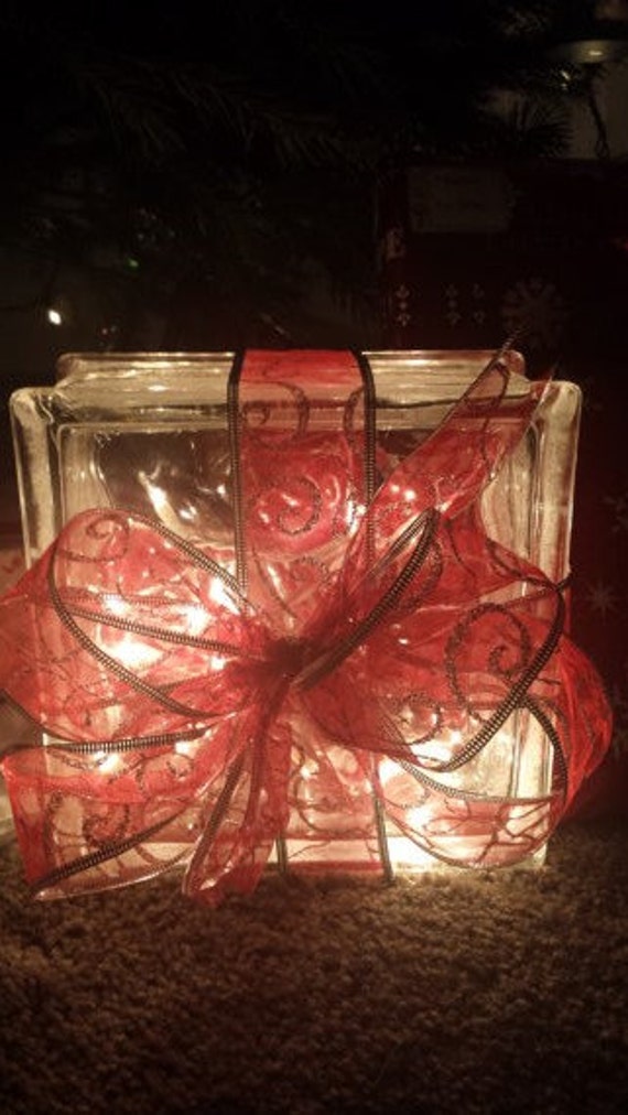 Decorative Glass Block with lights