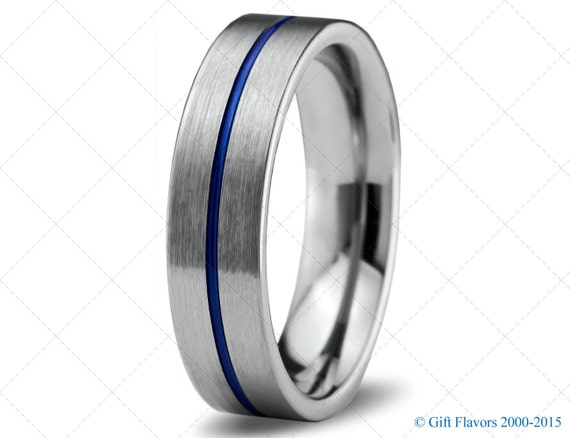 Tungsten Ring, Red Men Tungsten Rings, Red Wedding Bands, Red Mens ...