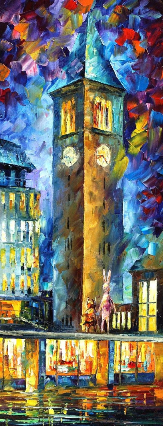 Fairy Tale oil painting Fairy Tale wall art by AfremovArtStudio