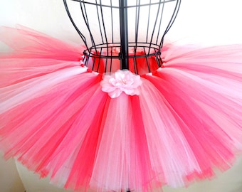 Pink baby tutu, Pink toddler tutu, Girls pink tutu, Custom order, Pink birthday tutu, Baby tutu skirt in pink
